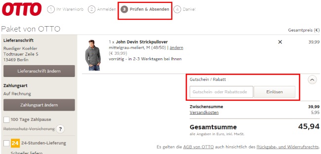 49+ Gutscheincode Otto Versandkostenfrei, Normalerweise zahlen otto