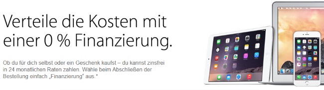 Apple 0-Prozent Finanzierung