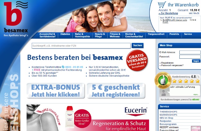 Besamex Onlineshop