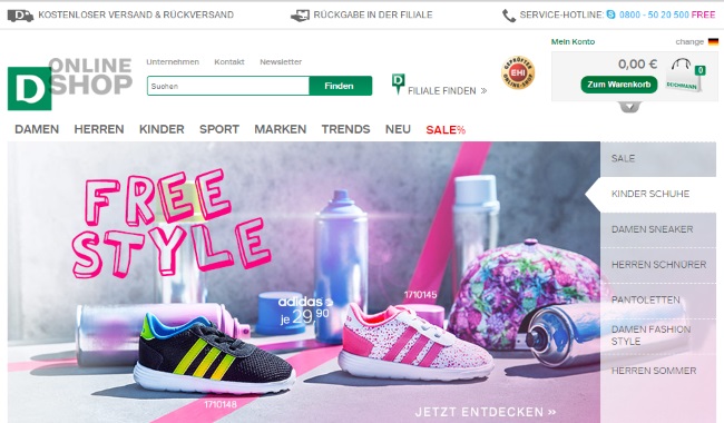 Deichmann Onlineshop