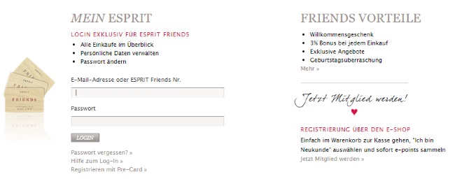 Esprit Friends