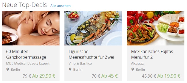 Groupon Topdeals