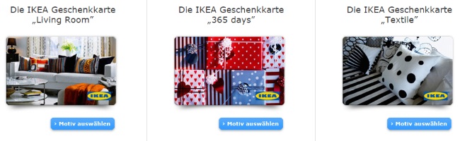 IKEA Geschenkkarte