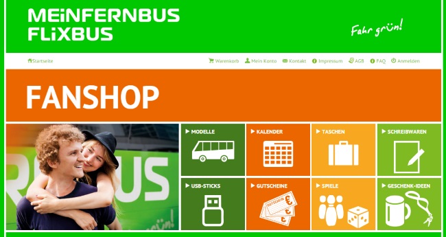 MeinFernbus FlixBus-Fanshop