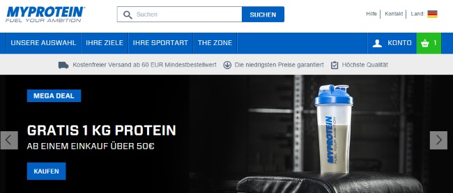 Myprotein Onlineshop