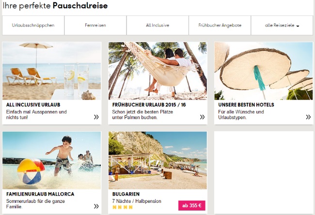 Neckermann Reisen Reiseangebote