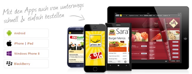 Pizza.de Apps