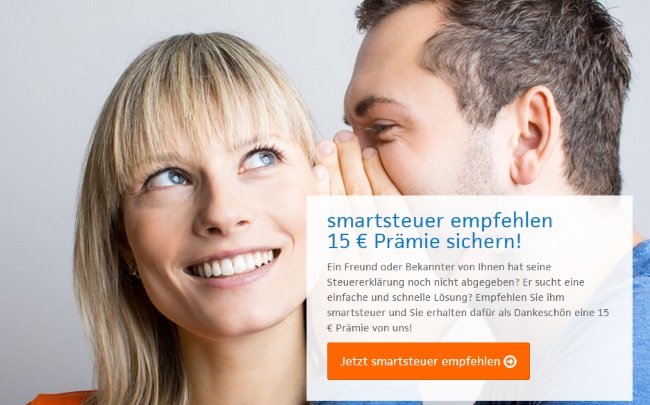 Smartsteuer Freunde werben