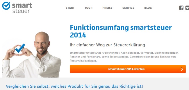 Smartsteuer Funktionsumfang