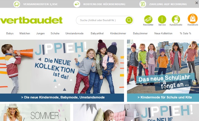 Vertbaudet Onlineshop