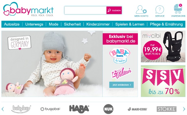 Baby-Markt Onlineshop
