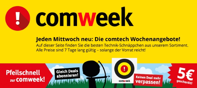 Comtech Wochenangebote und Newsletter