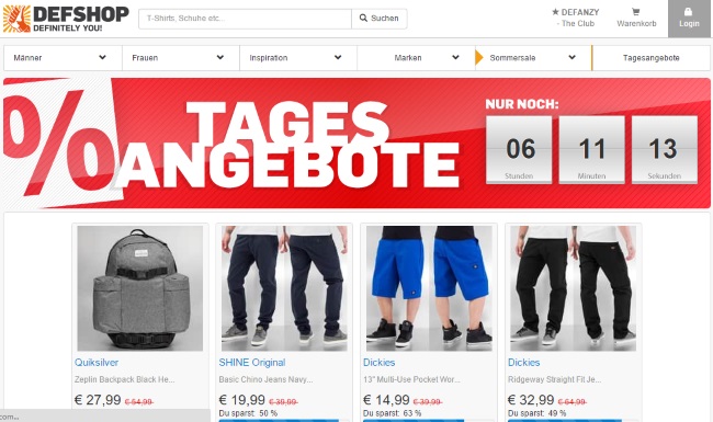 DefShop Tagesangebote