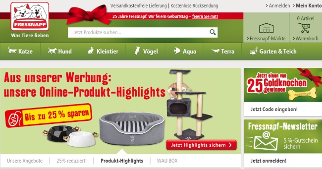 Fressnapf Onlineshop