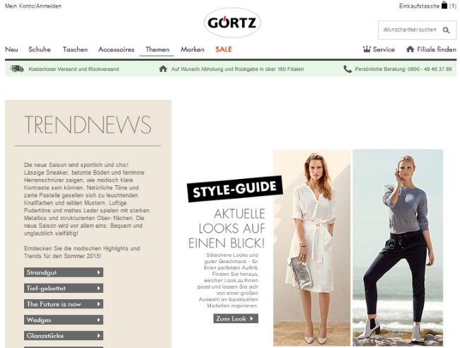 Görtz Onlineshop