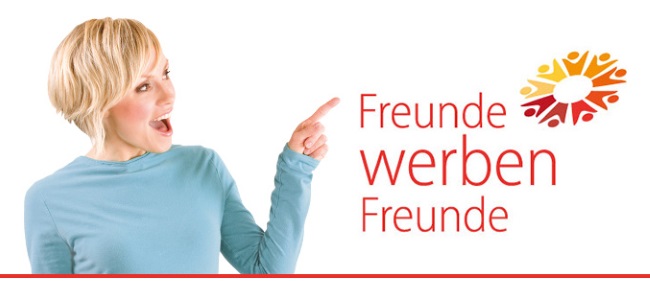 HSE24 Freunde werben
