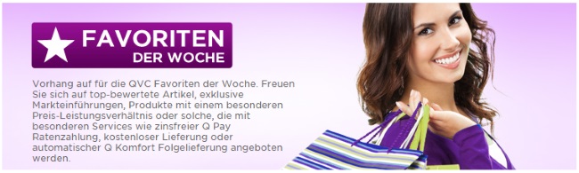 QVC Favoriten der Woche