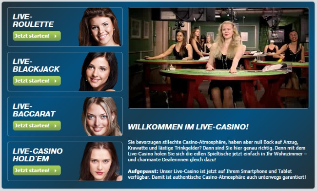 bet at home Live-Casino