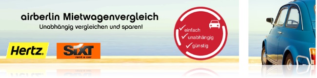 Air Berlin Mietwagenvergleich