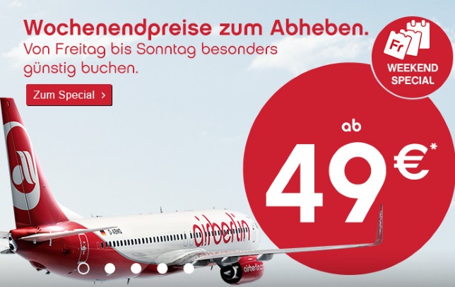 Air Berlin Weekend Special