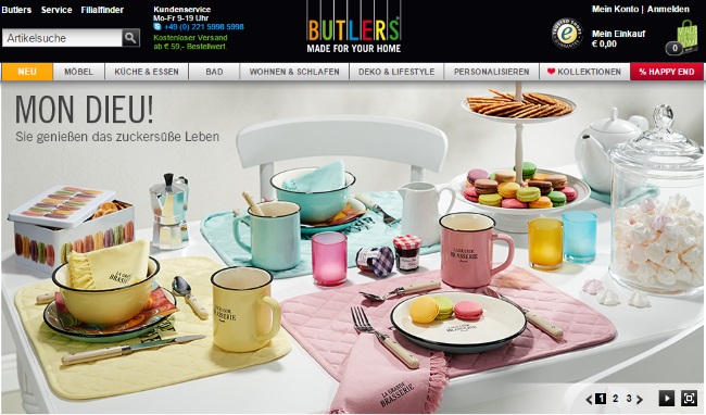 Butlers Onlineshop