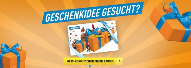 Decathlon Geschenkgutscheine