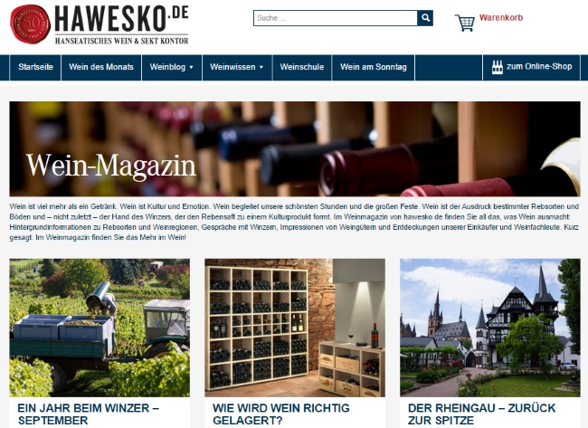 Hawesko Weinmagazin