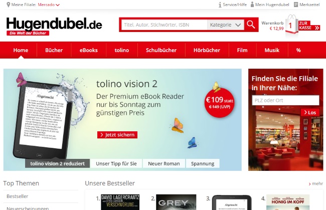 Hugendubel Onlineshop