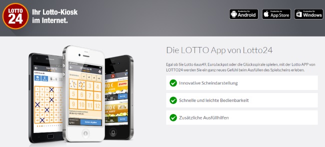 Lotto24 Apps