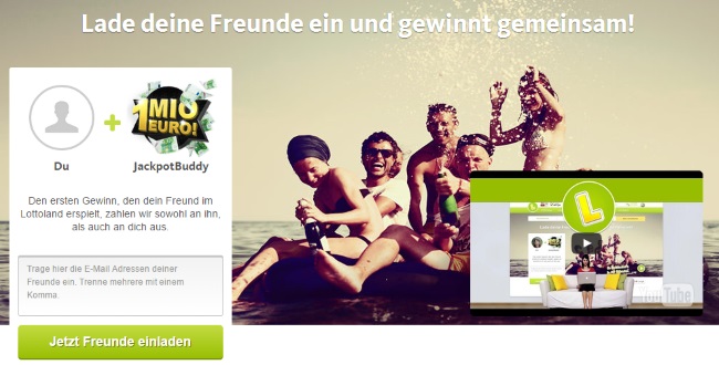 Lottoland Freundschaftswerbung