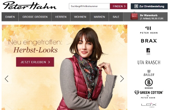 Peter Hahn Onlineshop