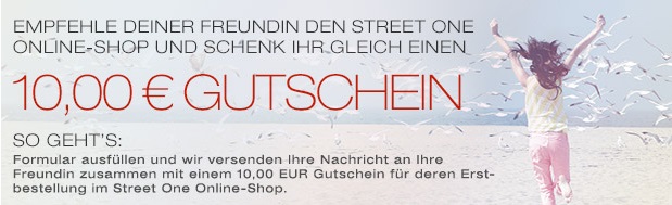 Street One Freundschaftswerbung