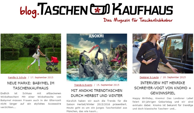 Taschenkaufhaus Blog