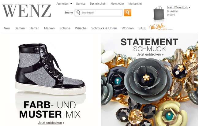 Wenz Onlineshop