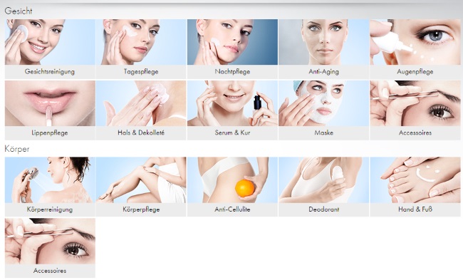 easyCOSMETIC Pflegeprodukte