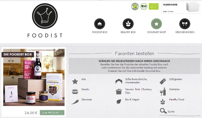 Foodist Onlineshop