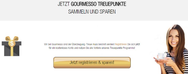 Gourmesso Treuepunkte