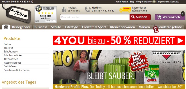 Kofferprofi Onlinestore