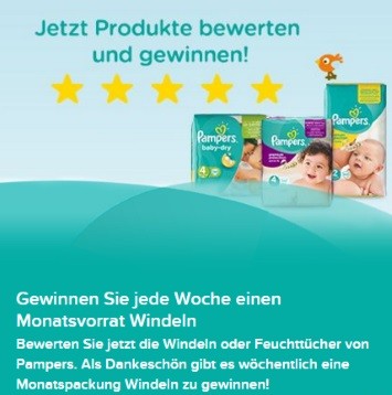 Pampers Gewinnspiele