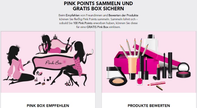 Pink Box - Pink Points sammeln