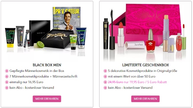 Pink Box Specials