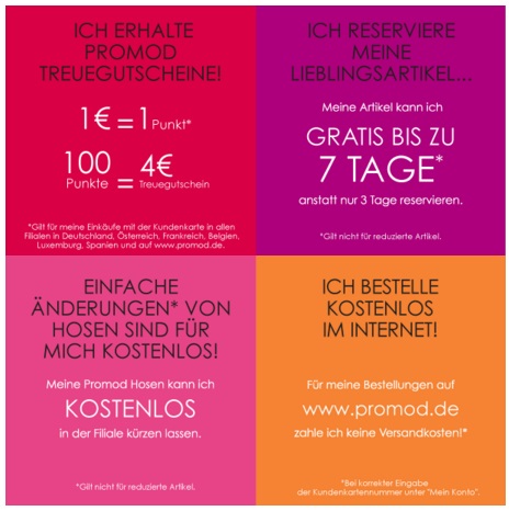 Promod Kundenkarte