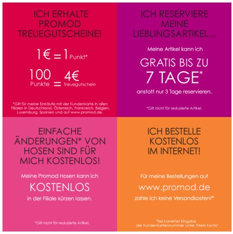 Promod Kundenkarte