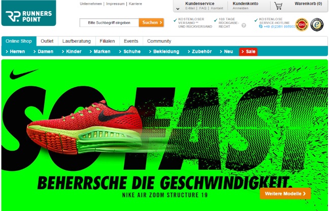 Runners Point Onlineshop