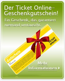 Ticket Online Geschenkgutschein