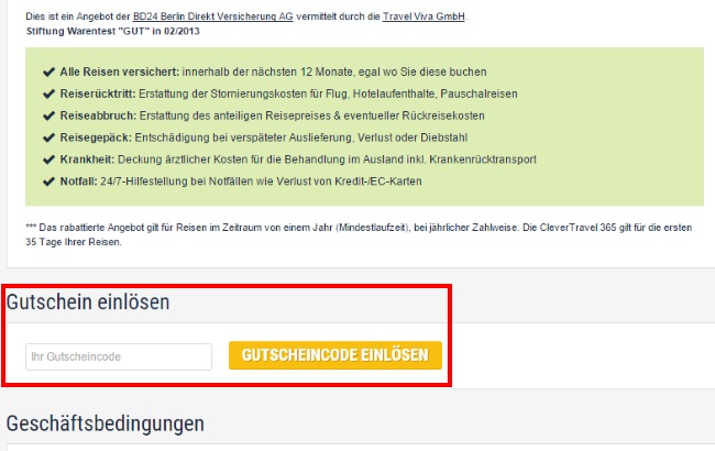 airline direct Gutschein einlösen