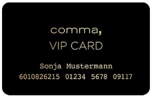 comma Fashion VIP-Card