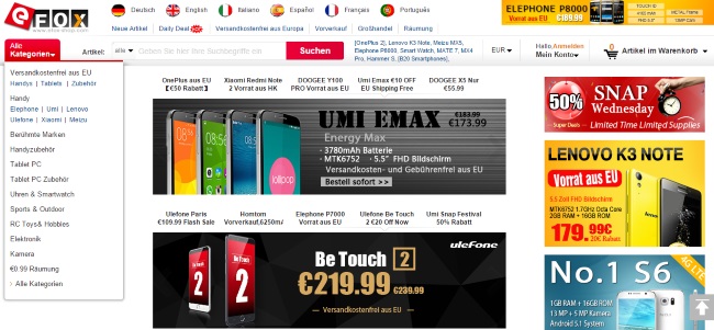 eFox Onlineshop