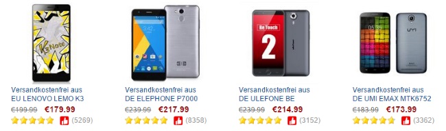 eFox versandkostenfrei aus der EU