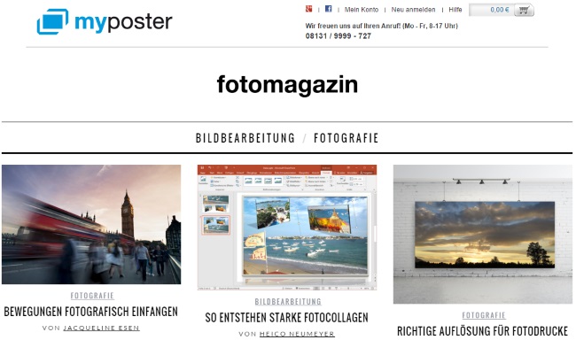 myposter Fotomagazin